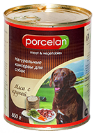 Porcelan® Мясо с крупой для взрослых собак