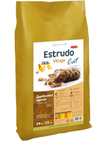 Estrudo Village Cat (Деревенская курочка) для кошек (крас. шерсть)