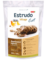 Estrudo Village Cat (Деревенская курочка) для кошек (крас. шерсть)