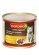 Porcelan® Сердце говядина печень для взрослых кошек